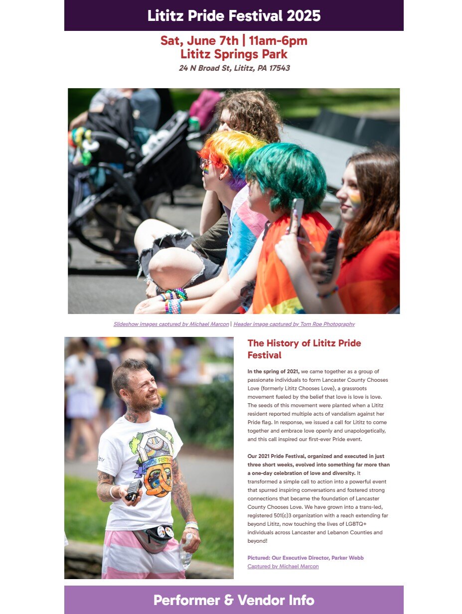 LCCL Pride Page